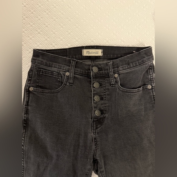 Madewell Denim - Madewell Black High Rise Jeans with Vintage Look
